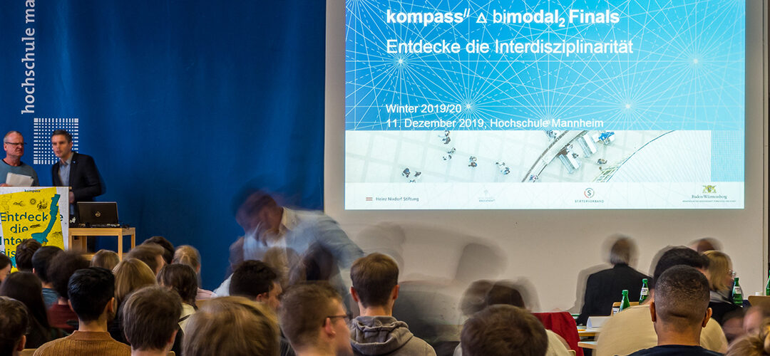 kompass △ modal Finals: Präsentation der interdisziplinären Teamergebnisse